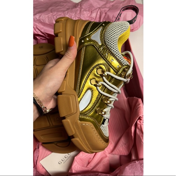 GUCCI CRYSTAL SNEAKER - Picture 4 of 8